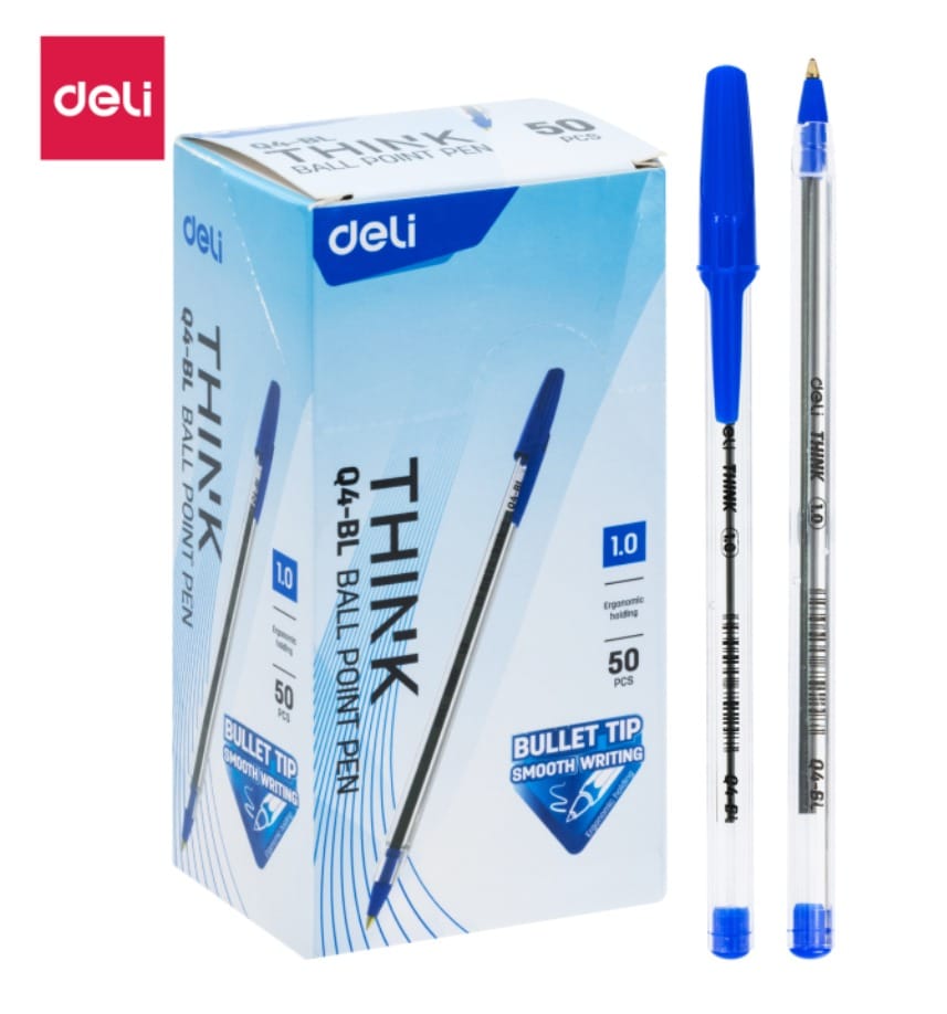 Deli Q4 1.0 mm blue ballpoint pen in Yerevan