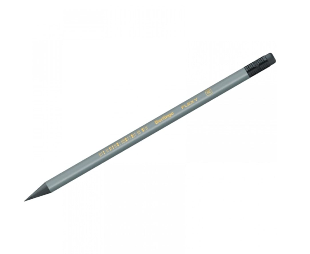 Berlingo Flexy BP01016 HB graphite pencil in grey